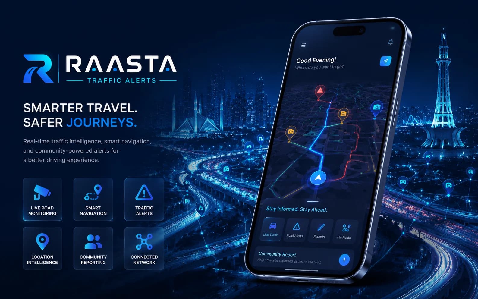 RAASTA - Traffic Alerts portfolio cover