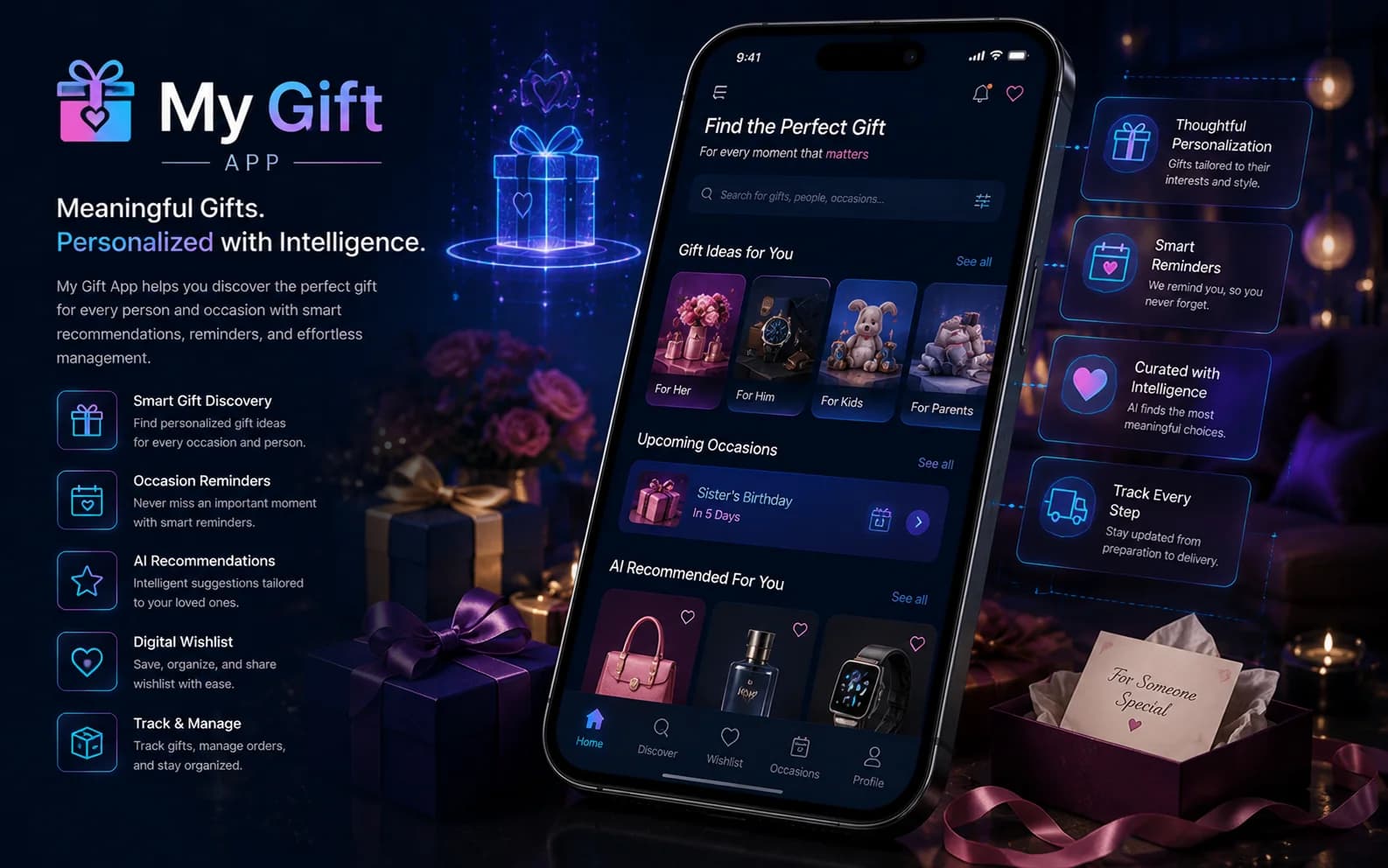 My Gift App portfolio cover