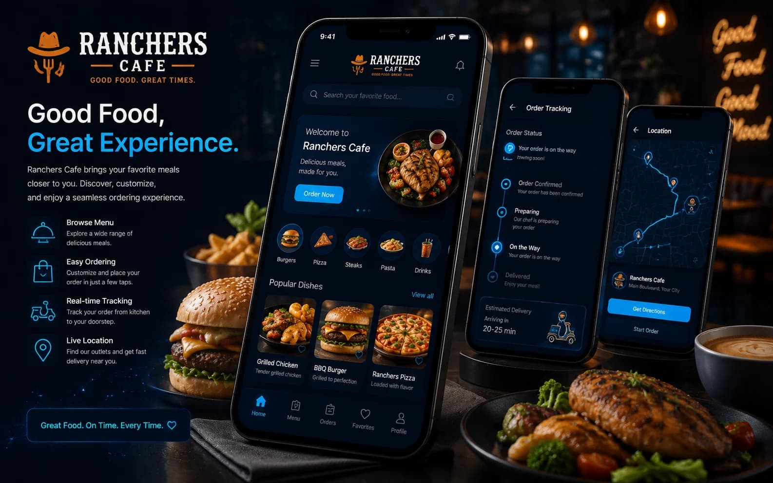 Ranchers Cafe portfolio cover